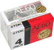 4 pack TDK AE 60 "AE-60X4K" Type I Normal 1989 Japan
