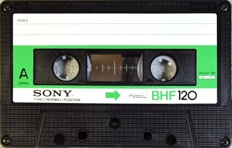 Compact Cassette Sony BHF 120 Type I Normal 1982 Japan