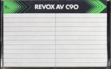 Compact Cassette Revox AV 90 Type I Normal Europe