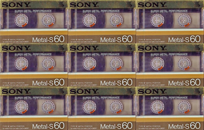 Compact Cassette: Sony  - Metal-S 60