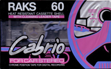 Compact Cassette RAKS Cabrio 60 Type II Chrome 1993 Europe