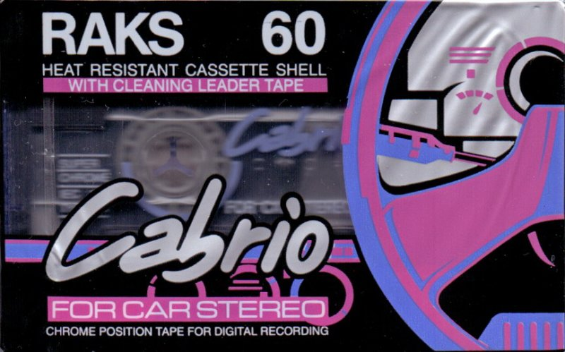 Compact Cassette: RAKS  - Cabrio 60