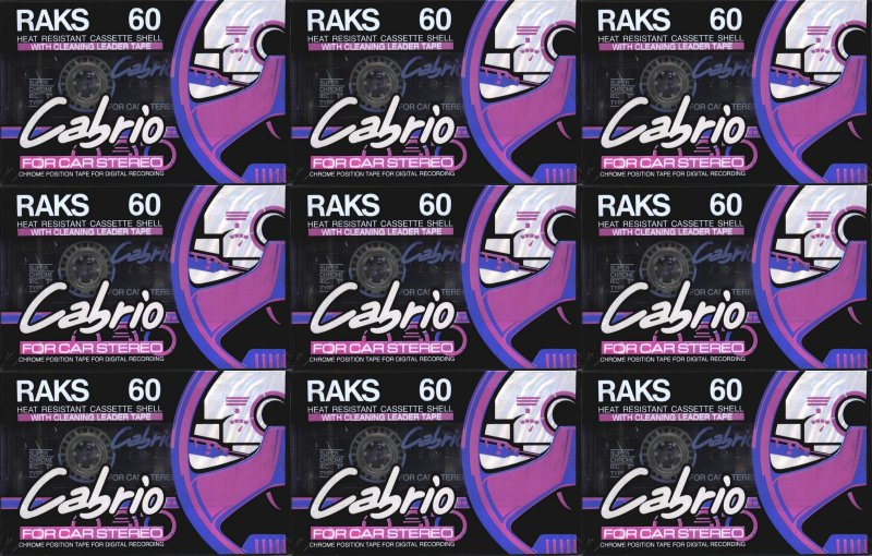 Compact Cassette: RAKS  - Cabrio 60