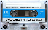Compact Cassette Audio Pro 60 "#771-C060-PB" Type II Chrome USA