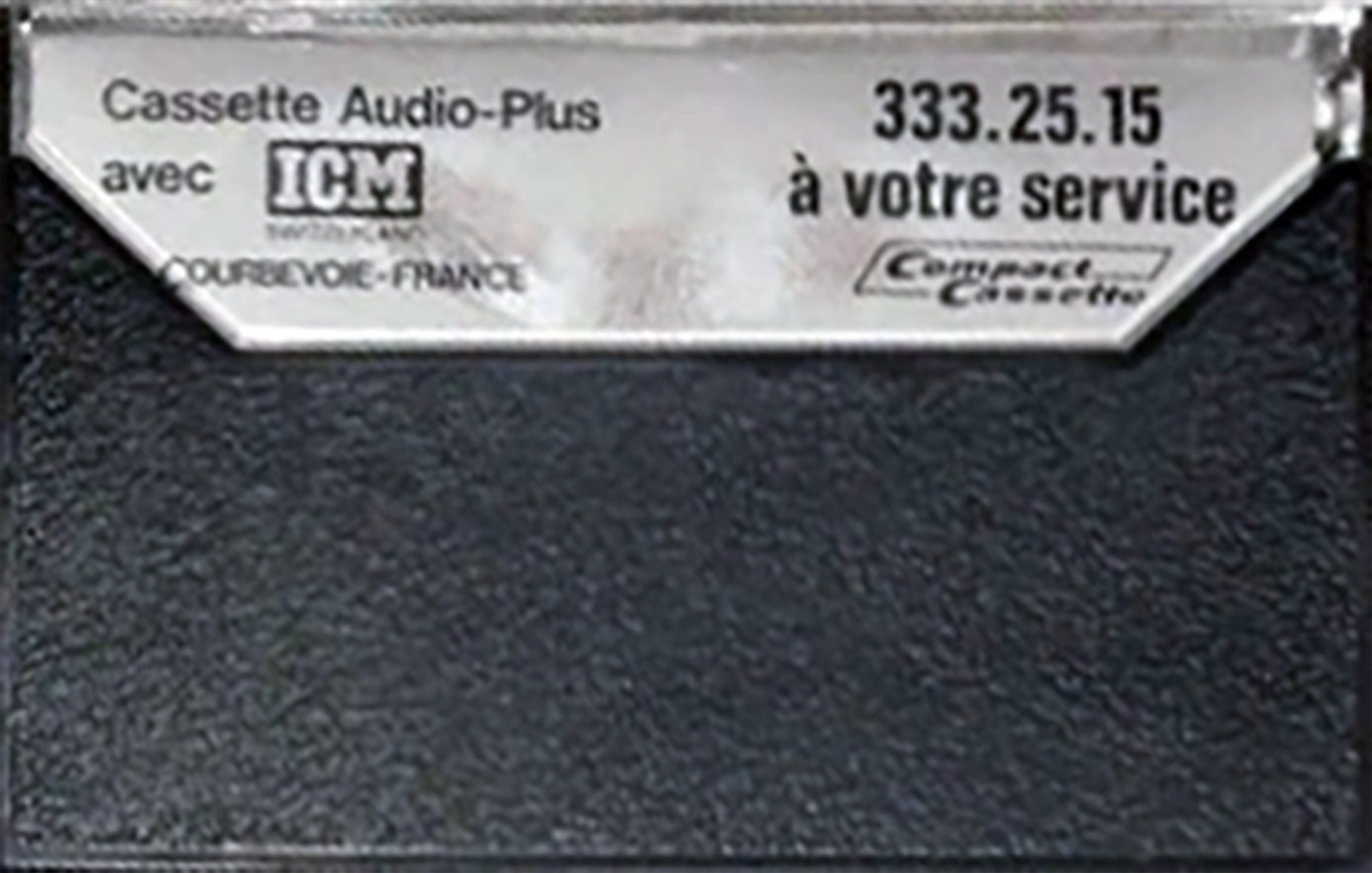 Compact Cassette Audio Plus 60 Type II Chrome France