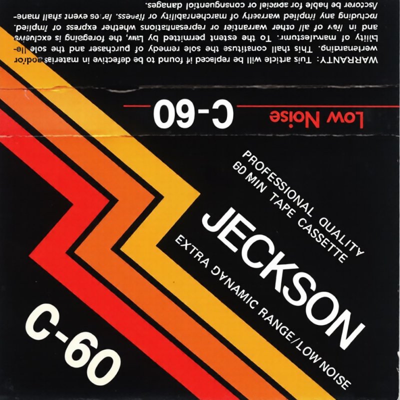Compact Cassette Jeckson 60 Type I Normal 1977 Worldwide