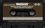 Compact Cassette Watson Cleaning Cassette 1979 Europe
