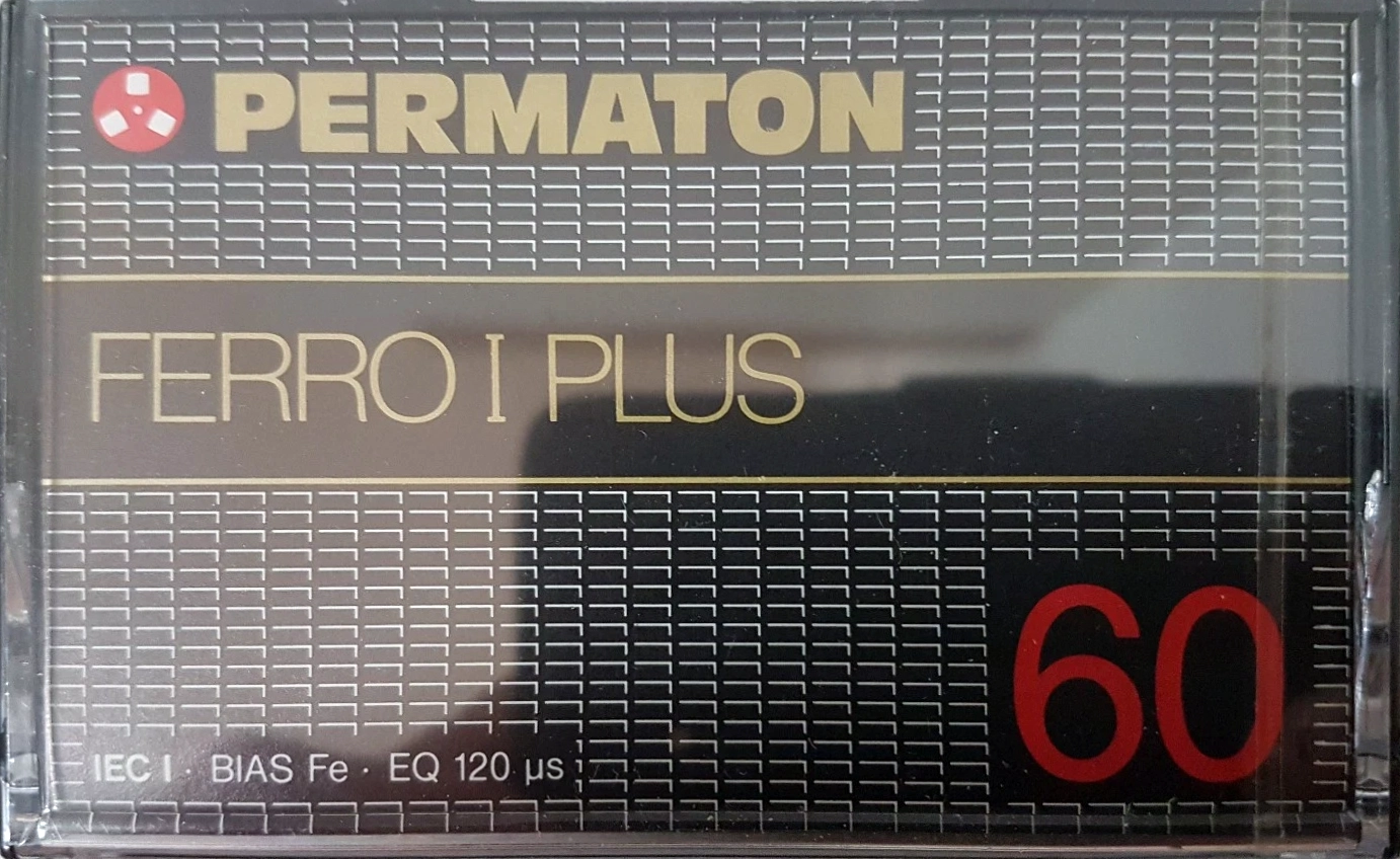Compact Cassette Permaton Ferro I Plus 60 Type I Normal 1980 Europe