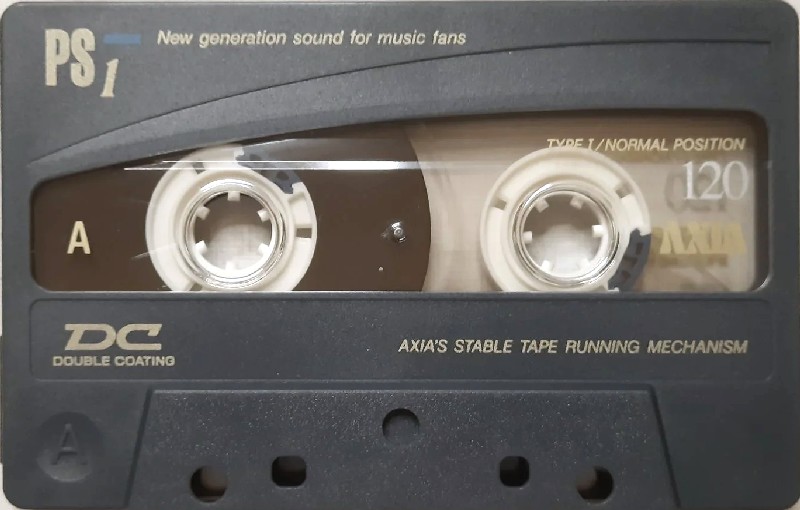 Compact Cassette AXIA PS-I / PS-1 120 "PS1F 120" Type I Normal 1993 Japan