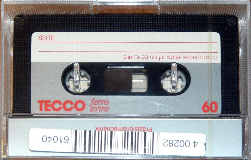 Compact Cassette Tecco 60 Type I Normal Germany