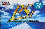 Compact Cassette AXIA PS-I / PS-1 74 "PS1K 74" Type I Normal 1998 Japan