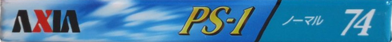 Compact Cassette AXIA PS-I / PS-1 74 "PS1K 74" Type I Normal 1998 Japan