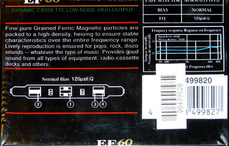 Compact Cassette:  Super - EF 60