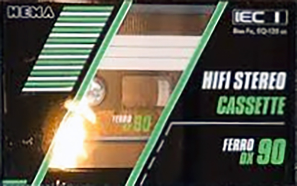 Compact Cassette Hema Ferro DX 90 Type I Normal 1988 Netherlands
