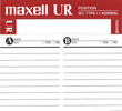 Compact Cassette Maxell UR 120 Type I Normal 2000 North America