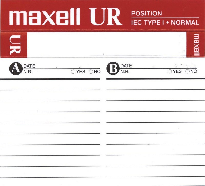 Compact Cassette: Maxell / Hitachi Maxell - UR 120