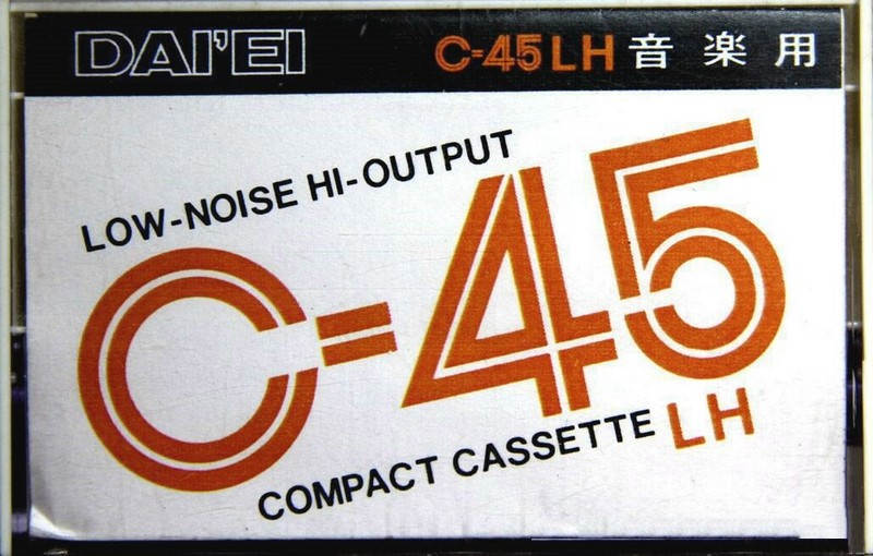 Compact Cassette Daiei LH 45 Type I Normal 1976 Japan