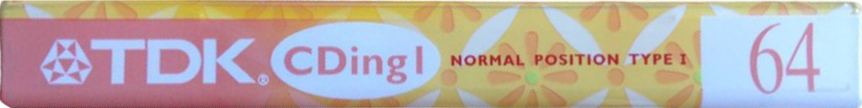 Compact Cassette TDK CDing 1 64 "CD1-64L" Type I Normal 2000 Japan