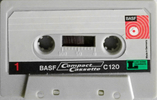 Compact Cassette BASF 120 Type I Normal 1969 Germany