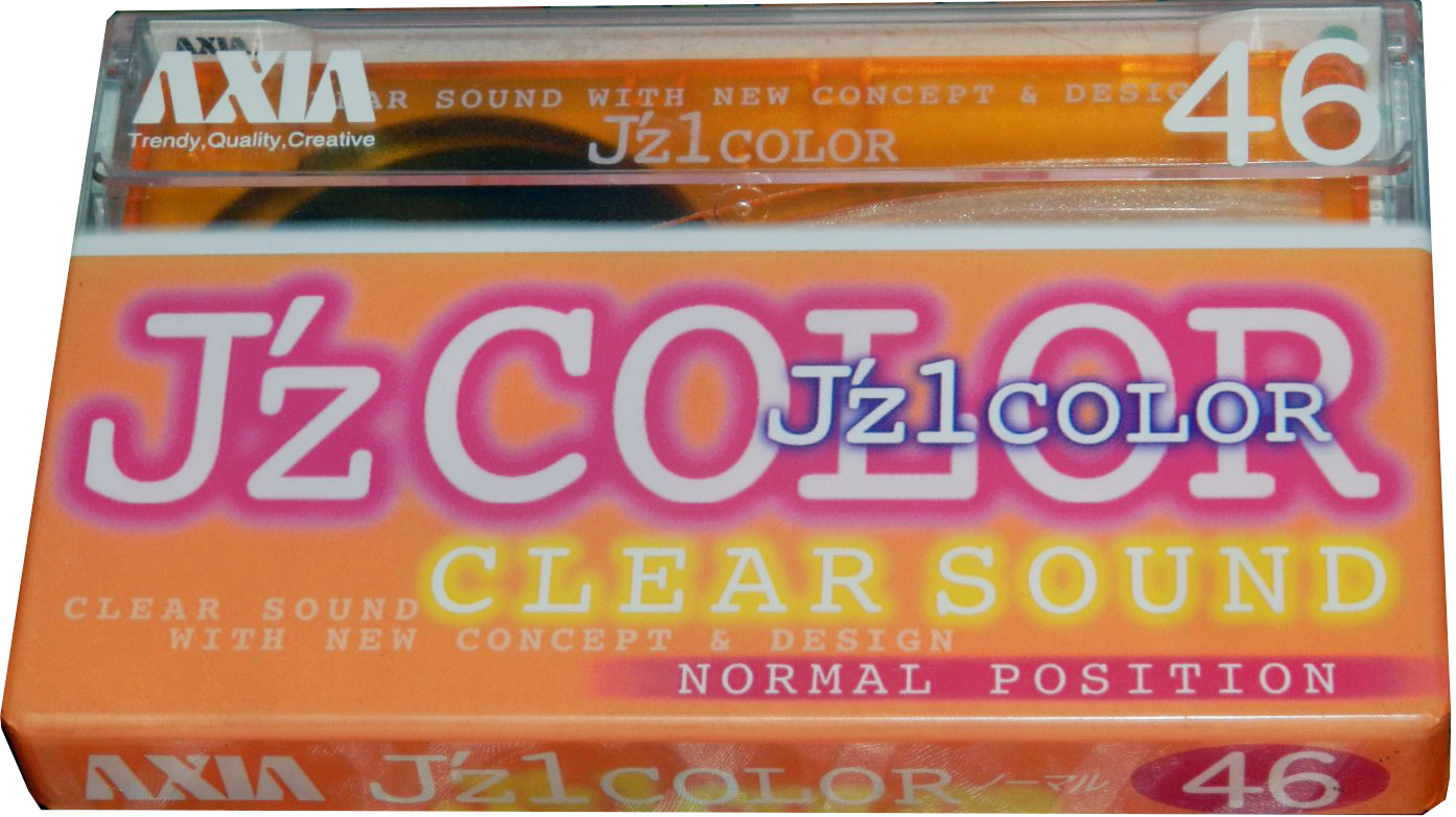Compact Cassette AXIA J`z 1 Color 46 "JZ1J 46" Type I Normal 2001 Japan