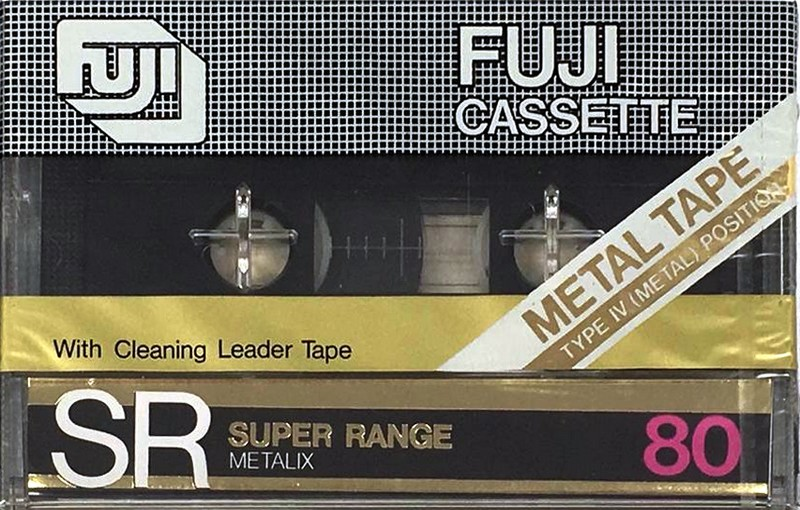 Compact Cassette Fuji SR 80 Type IV Metal 1980 Japan