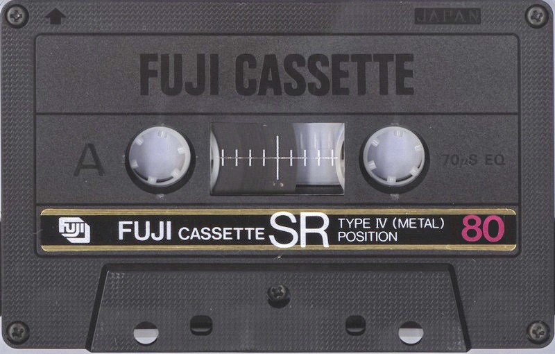 Compact Cassette Fuji SR 80 Type IV Metal 1980 Japan
