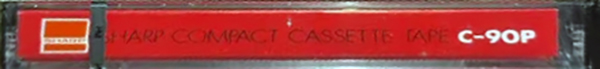 Compact Cassette Sharp LN 90 "C-90P" Type I Normal 1974 Worldwide