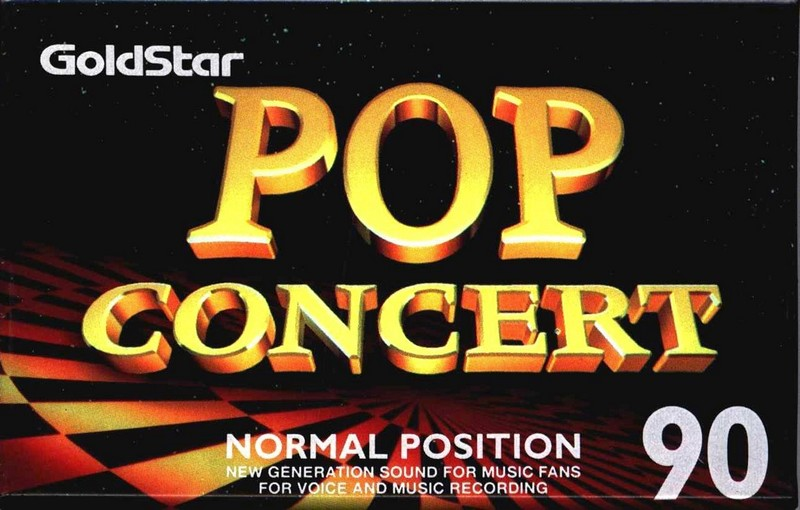 Compact Cassette: GoldStar / LG Goldstar - Pop Concert 90