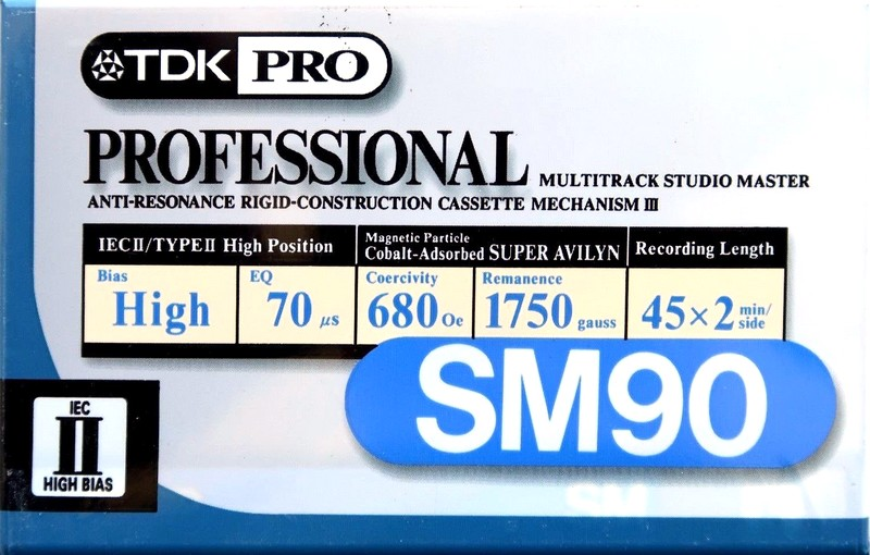 Compact Cassette: TDK  - Pro SM 90