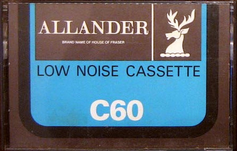 Compact Cassette Allander 60 Type I Normal 1978 Portugal