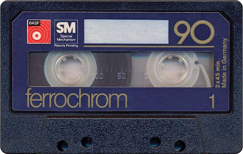 Compact Cassette BASF Ferrochrom 90 Type III Ferro Chrome 1974 Europe
