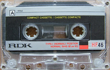 Compact Cassette RDK 46 Type I Normal 1984 Hong Kong