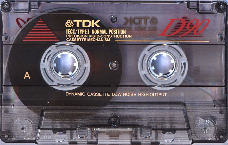 Compact Cassette TDK D 90 Type I Normal 1992 North America