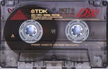 Compact Cassette TDK D 90 Type I Normal 1992 North America