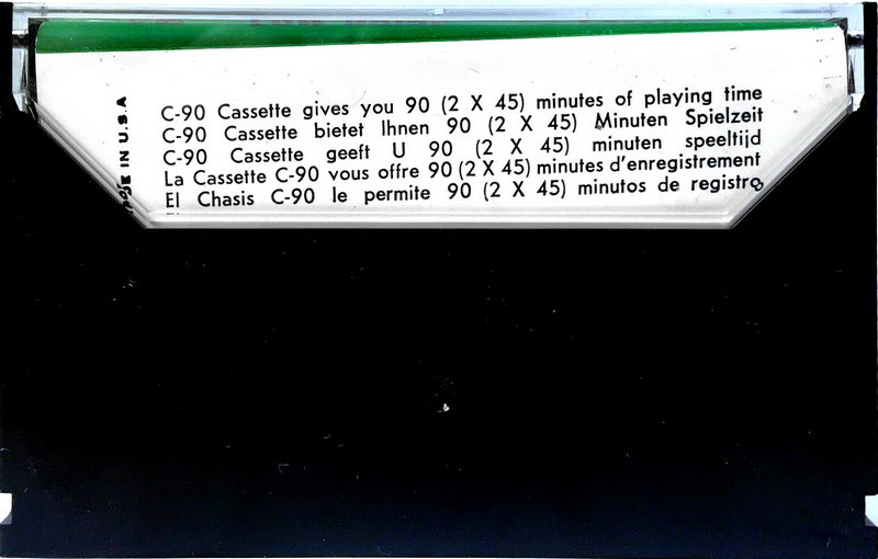 Compact Cassette Sound Tape 90 Type I Normal 1977 Europe