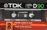 2 pack TDK D 90 Type I Normal 1984 Japan