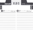 Compact Cassette Maxell XLII-S 60 Type II Chrome 2001 North America