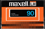 Compact Cassette Maxell LN 90 Type I Normal 1977 USA