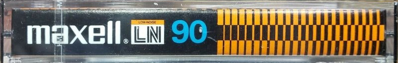 Compact Cassette Maxell LN 90 Type I Normal 1977 USA