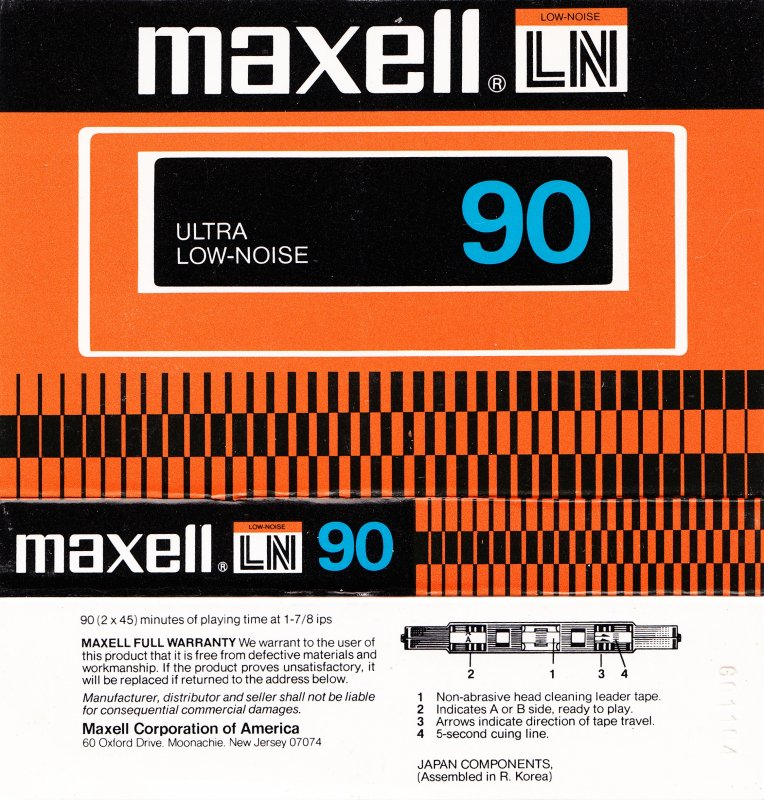 Compact Cassette: Maxell / Hitachi Maxell - LN 90