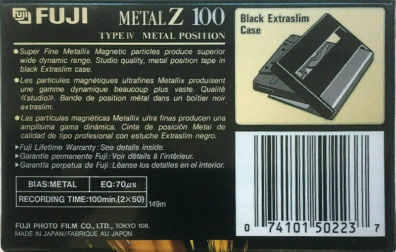 Compact Cassette: FUJI Fuji - Metal Z 100