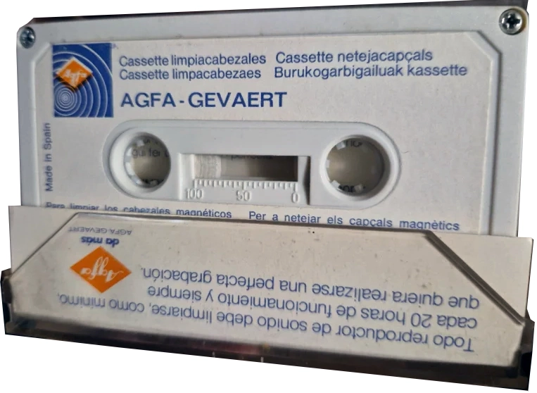 Compact Cassette AGFA Cleaning Cassette 1972 Europe