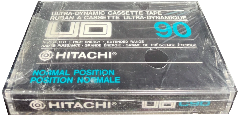Compact Cassette Hitachi UD 90 Type I Normal 1976 North America