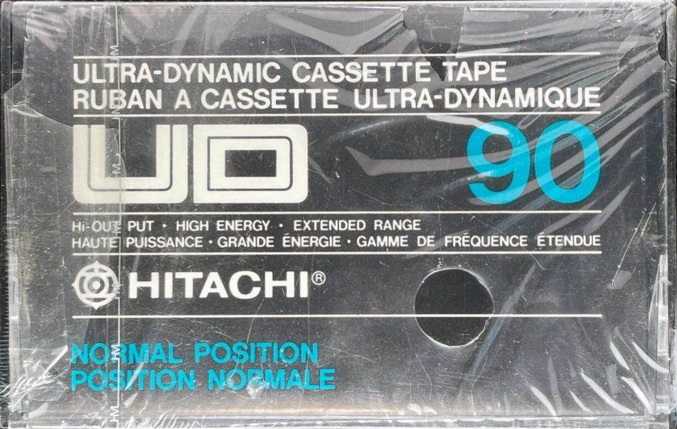 Compact Cassette Hitachi UD 90 Type I Normal 1976 North America