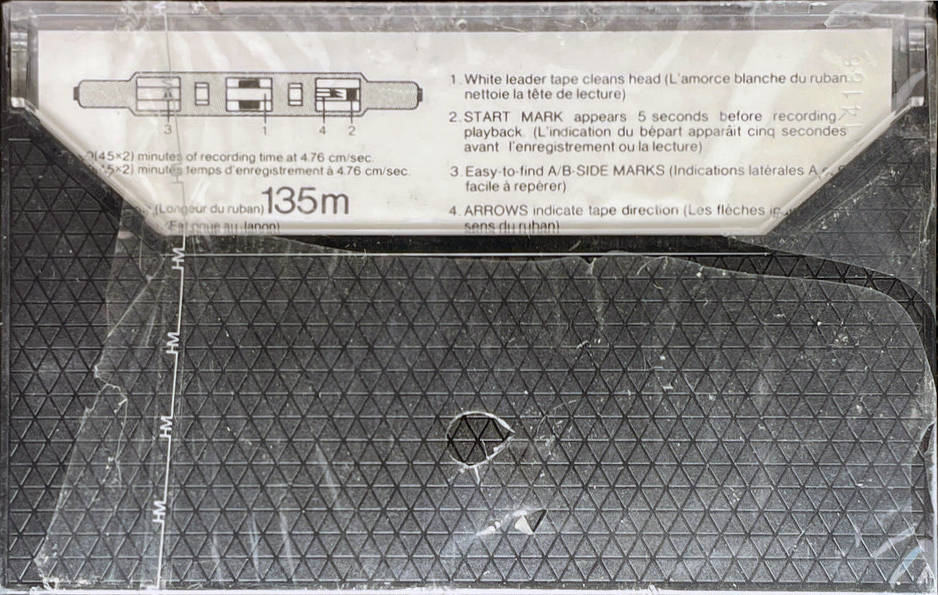 Compact Cassette Hitachi UD 90 Type I Normal 1976 North America