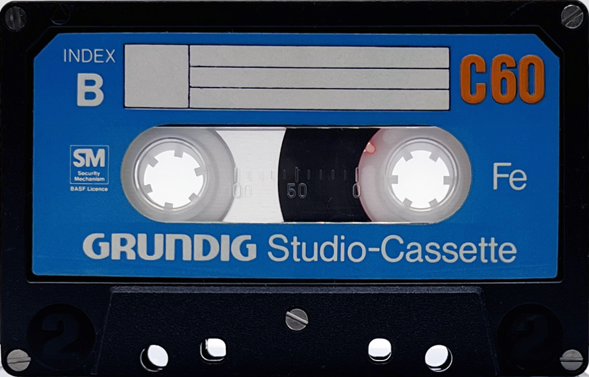 Compact Cassette Grundig Studio-Cassette 60 Type I Normal 1979 Germany