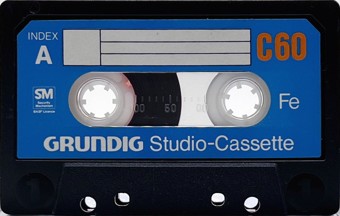Compact Cassette Grundig Studio-Cassette 60 Type I Normal 1979 Germany