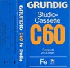 Compact Cassette Grundig Studio-Cassette 60 Type I Normal 1979 Germany