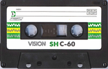 Compact Cassette Vision SH 60 Type I Normal 1982 Europe