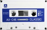 Compact Cassette Classic AX / Blue 46 Type I Normal 2022 Worldwide
